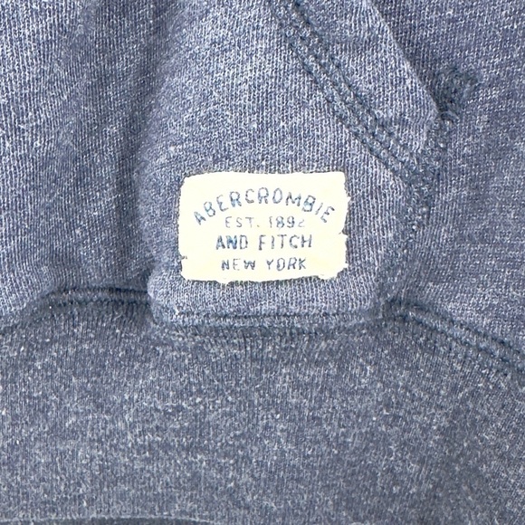Abercrombie Fitch Sweatshirt Womens XS Sherpa Funnel Neck Y2K Soft Lounge Comfy - Picture 3 of 10